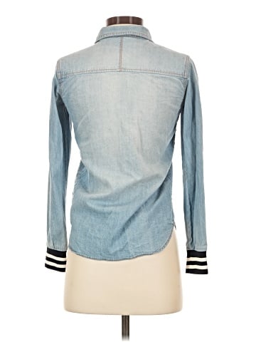 7 For All Mankind Long Sleeve Button-Down Shirt (view 2)