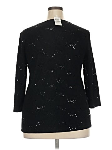 JM Collection 3/4 Sleeve Top (view 2)