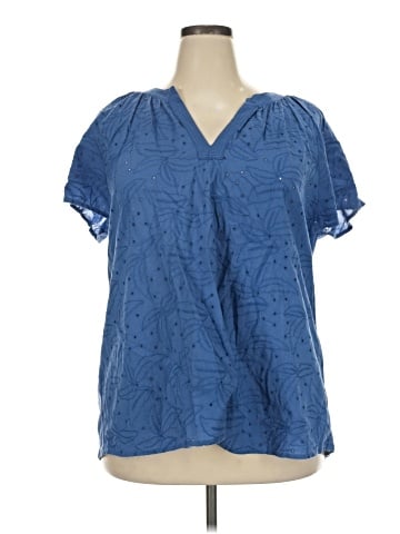 Lane Bryant Short Sleeve Blouse (view 1)