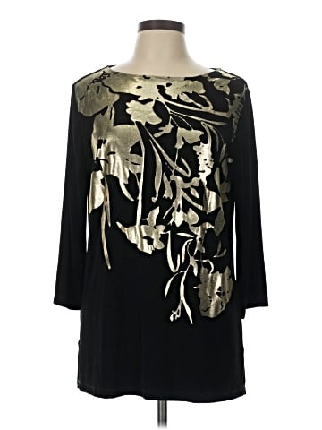 Chico's 3/4 Sleeve T-Shirt (view 1)