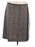 Ann Taylor Houndstooth Gray Formal Skirt Size 8 - photo 1