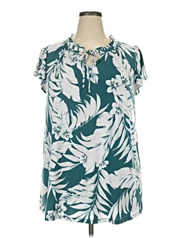 Lane Bryant Short Sleeve Blouse (view 1)