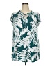 Lane Bryant Teal Short Sleeve Blouse Size 18 - 20 Plus - photo 1