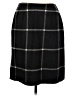 Kate Hill 100% Wool Plaid Black Wool Skirt Size 10 - photo 2