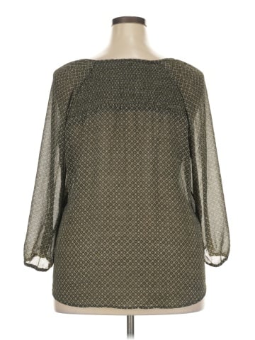 SONOMA life + style 3/4 Sleeve Blouse (view 2)