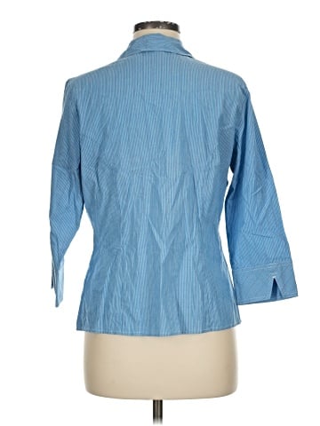 Riders by Lee 3/4 Sleeve Button-Down Shirt (view 2)