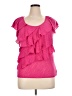 AB Studio Pink Sleeveless T-Shirt Size XL - photo 1