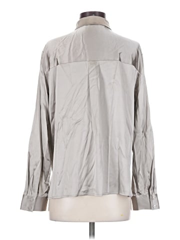 Eileen Fisher Long Sleeve Silk Top (view 2)