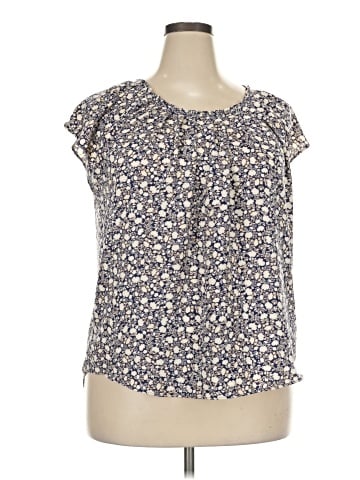 LC Lauren Conrad Short Sleeve Blouse (view 1)