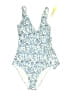 Summersalt Paisley Blue One Piece Swimsuit Size 2 (tall) - photo 1