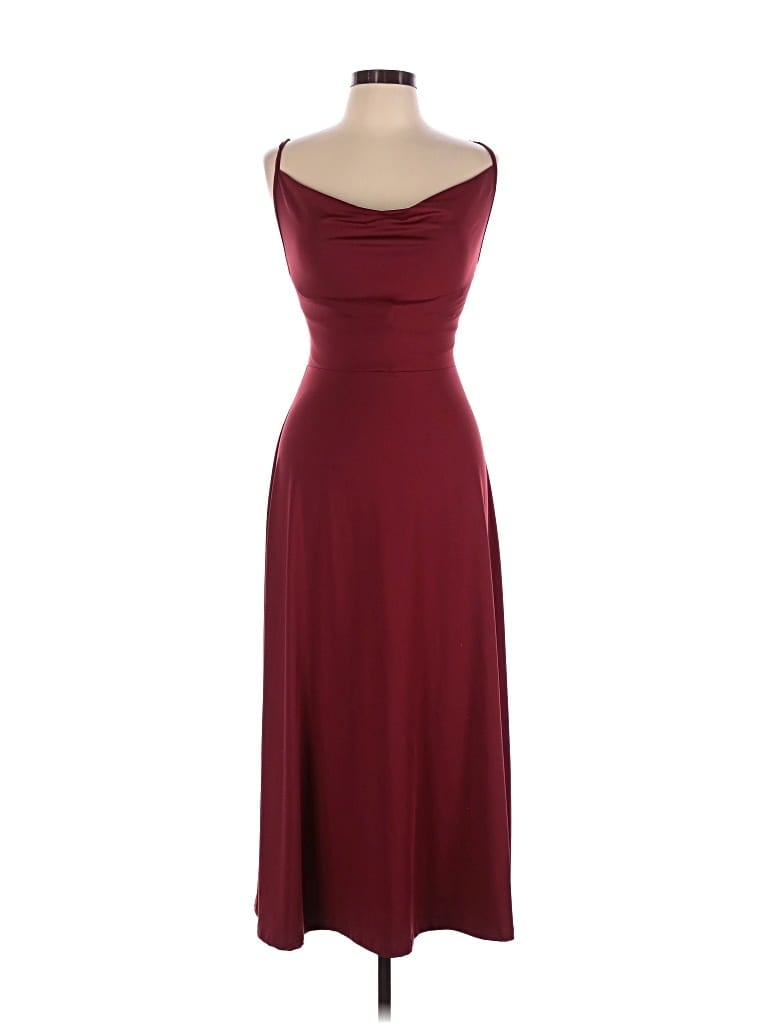 Pre-owned Cider Cocktail Dress In Burgundy