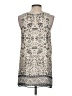 Max Studio 100% Polyester Aztec Or Tribal Print Floral Graphic Gray Ivory Sleeveless Blouse Size S - photo 2