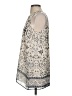 Max Studio 100% Polyester Aztec Or Tribal Print Floral Graphic Gray Ivory Sleeveless Blouse Size S - photo 5