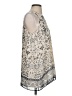 Max Studio 100% Polyester Aztec Or Tribal Print Floral Graphic Gray Ivory Sleeveless Blouse Size S - photo 4