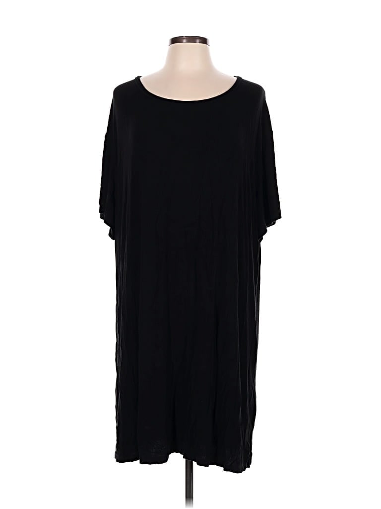 Pre-owned Cozy Earth Casual Dress In Black