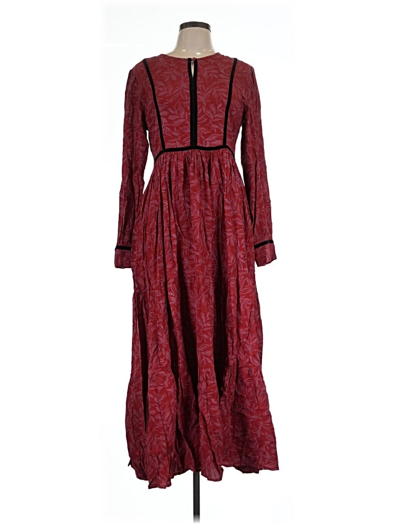 Pre-owned Downeast Casual Dress In Burgundy