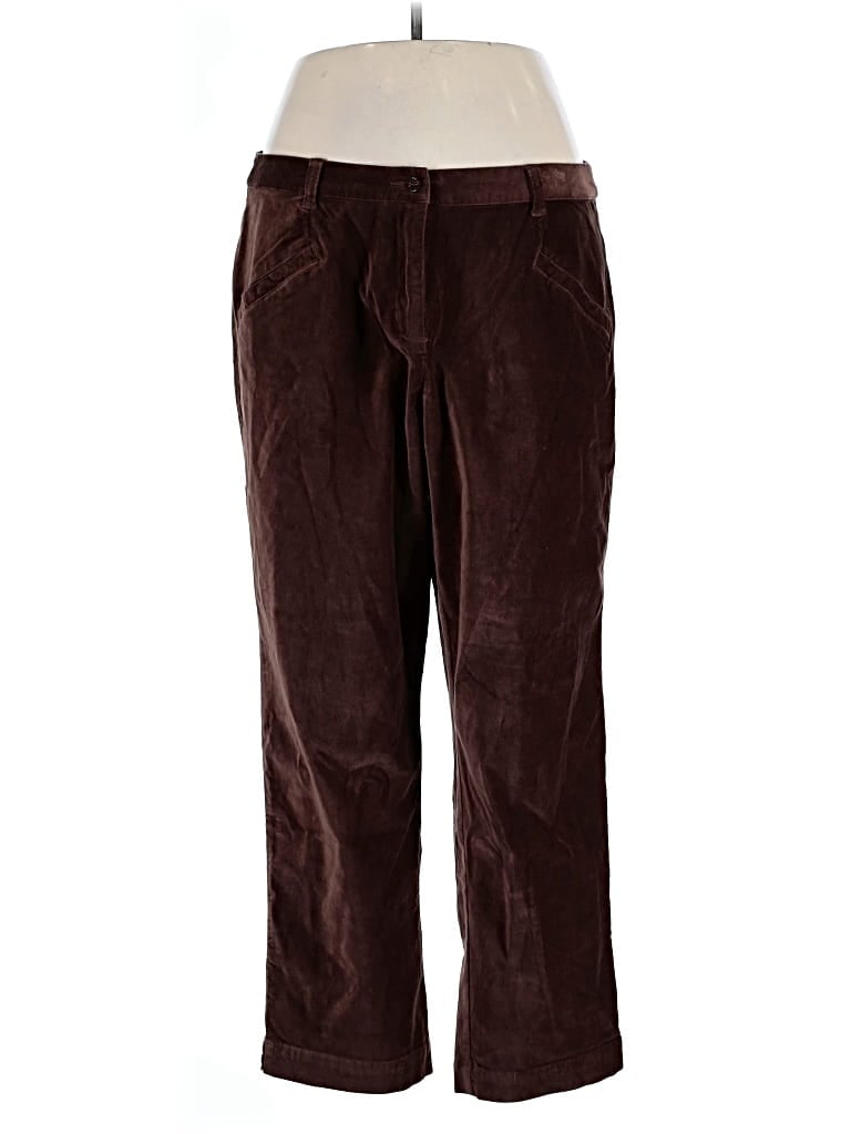 Pre-owned Denim & Co Casual Pants In Burgundy