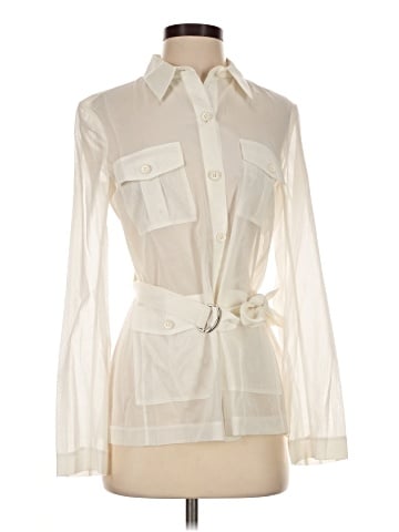 Theory Long Sleeve Blouse (view 1)