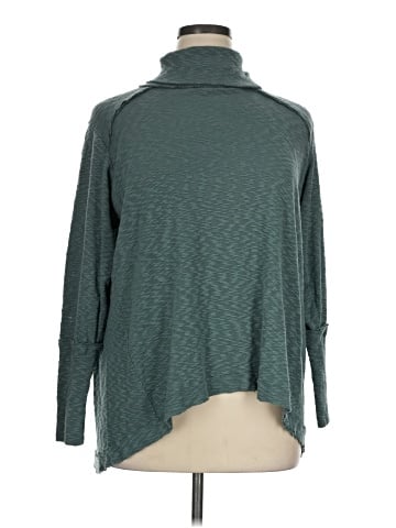 Peace Love World Turtleneck Sweater (view 1)