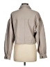 T Tahari 100% Polyester Gray Tan Jacket Size M - photo 2