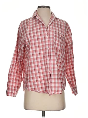Only 3/4 Sleeve Button-Down Shirt (view 1)
