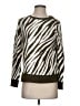 Talbots 100% Cotton Animal Print Brown Pullover Sweater Size XS - photo 1