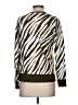 Talbots 100% Cotton Animal Print Brown Pullover Sweater Size XS - photo 2