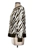 Talbots 100% Cotton Animal Print Brown Pullover Sweater Size XS - photo 5