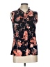 Tommy Hilfiger Black Sleeveless Blouse Size L - photo 1
