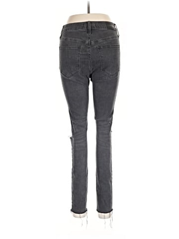 Madewell Curvy High-Rise Skinny Jeans in Black Sea (view 2)