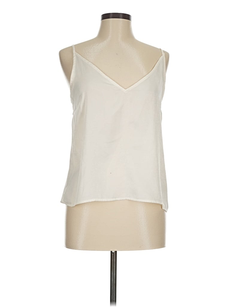 Pre-owned Dynamite Tank Top Ivory Halter Neckline Tops