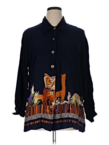 Anthony Marc Hankins Long Sleeve Button-Down Shirt (view 1)