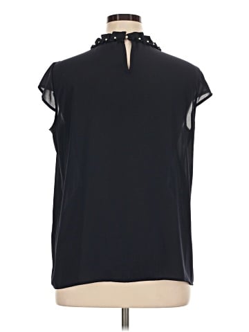 Karl Lagerfeld Paris Short Sleeve Blouse (view 2)
