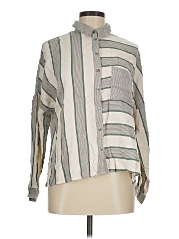 Topshop Long Sleeve Blouse (view 1)