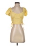 iris Yellow Short Sleeve Top Size S - photo 1