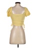 iris Yellow Short Sleeve Top Size S - photo 2