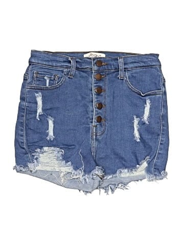 Vibrant M.I.U Denim Shorts (view 1)