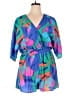 Cupshe Tropical Blue Romper Size XL - photo 1