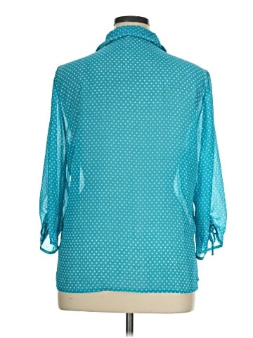 Draper's & Damon's 3/4 Sleeve Blouse (view 2)