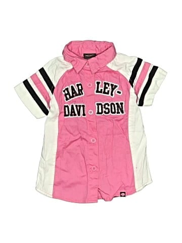 Harley Davidson Short Sleeve Button-Down Shirt (view 1)
