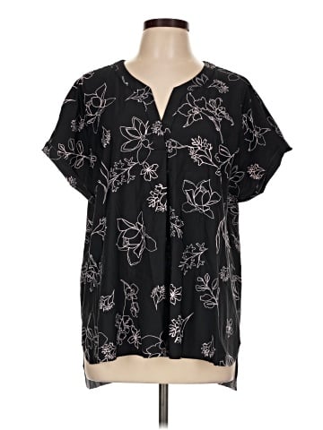 Alfani Short Sleeve Blouse (view 1)