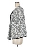 Floreat Silver Short Sleeve Blouse Size M - photo 5