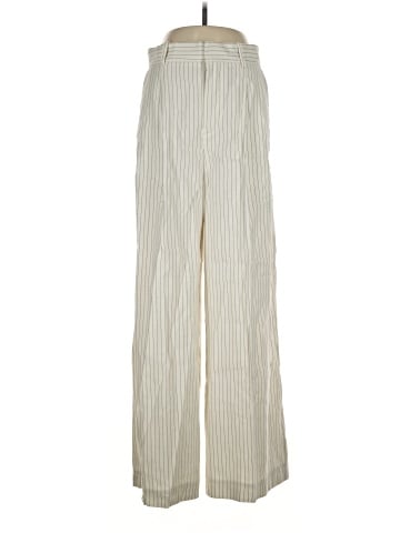 Madewell The Superwide-Leg Trouser in Pinstripe Linen Blend (view 1)