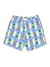 Hanna Andersson 100% Recycled Polyester Tropical Blue Board Shorts Size 12 - photo 1