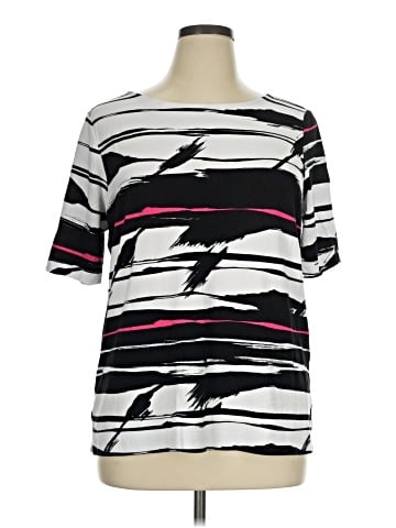 Chico's 3/4 Sleeve T-Shirt (view 1)