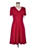 Amazon Essentials Solid Red Casual Dress Size M - photo 1