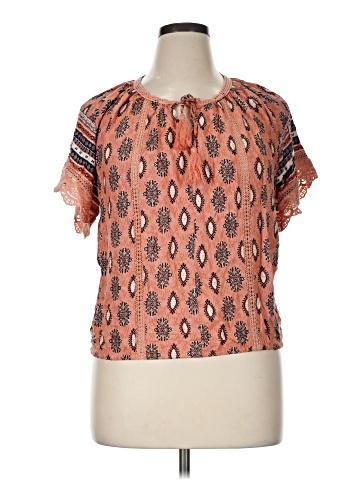 American Rag Cie Short Sleeve Blouse (view 1)
