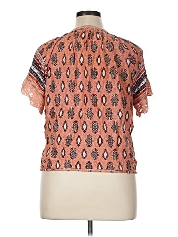 American Rag Cie Short Sleeve Blouse (view 2)