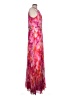 Xscape 100% Polyester Floral Pink Cocktail Dress Size 12 - photo 4