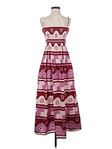 Madewell Theo Sleeveless Midi Dress in Geodaisy Batik (view 1)